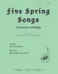 Five Spring Songs Vocal Solo & Collections sheet music cover